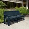 Highwood Usa 6ft Commercial Grade Garden Bench Outdoor Furniture for Patio, Yard and Garden CM-BENSQ62-FBE - alternate 3